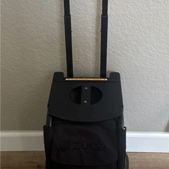 Zuca Ice Skate Bag With Seat Cushion Cover and Light Up Wheels - Picture 13 of 16